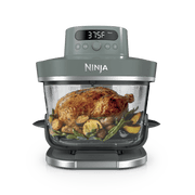 Ninja Crispi® Pro 6-in-1 Glass Air Fryer in Stone and Gold