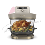 Ninja Crispi® Pro 6-in-1 Glass Air Fryer in Stone and Gold