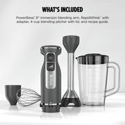 Ninja Power Immersion Blender with Whisk in Deep Navy