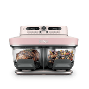 Ninja Crispi® DualZone™ Dual Basket Glass Air Fryer in Rose Quartz
