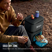 Shark Portable Misting Fan & Ninja 36 Can Backpack Cooler Bundle
