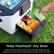 Ninja FrostVault™ 30qt Hard Cooler with Cold Dry Zone in Pink