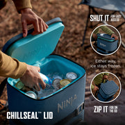 Ninja FrostVault 50qt Hard Cooler & 24-Can Backpack Cooler Bundle