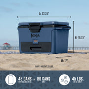 Ninja FrostVault™ 50qt Cooler in Blue Grey
