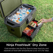 Ninja FrostVault™ 50qt Cooler in Blue Grey