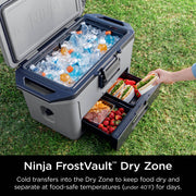 Ninja FrostVault™ 50qt Cooler in Blue Grey