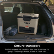 Ninja FrostVault™ 30qt Wheeled Cooler with Cold Dry Zone in Plum