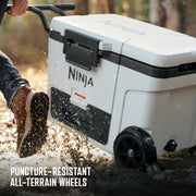 Ninja FrostVault™ 45qt Cooler with Wheels & Accessories in Charcoal Gray