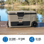Ninja FrostVault™ 65qt Cooler with Wheels in Cloud White