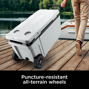 Ninja FrostVault™ 65qt Cooler with Wheels in Cloud White