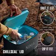 Ninja FrostVault™ 24 Can Backpack Cooler in Charcoal Gray