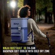Ninja FrostVault™ 24 Can Backpack Cooler in Charcoal Gray