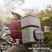 Ninja FrostVault™ 36 Can Backpack Cooler in Green