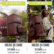 Ninja FrostVault™ 36 Can Backpack Cooler in Green