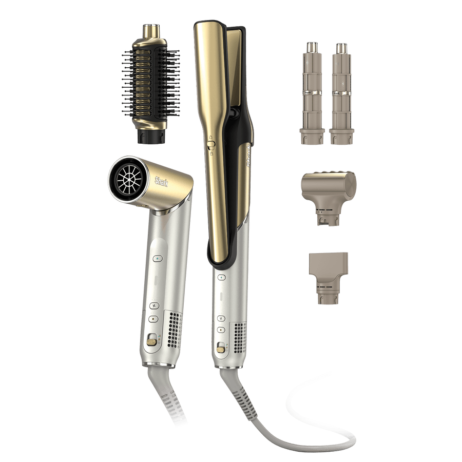 Shark Glam™ 5-in-1 Air Styler & Straightener in Gold