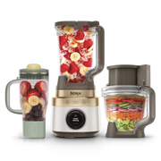 Ninja CrushBOSS™ 3-in-1 Blender, Tumbler & Food Processor in Stone