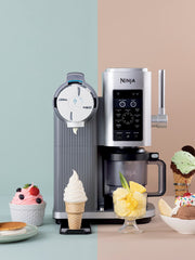 Ninja CREAMi® Scoop & Swirl™ Soft Serve Ice Cream Machine in Navy