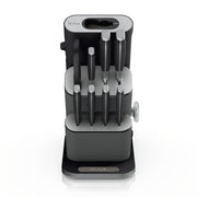 Ninja NeverDull® 10-Piece German Steel Knife Set with Removeable Sharpener in Stone & Gold