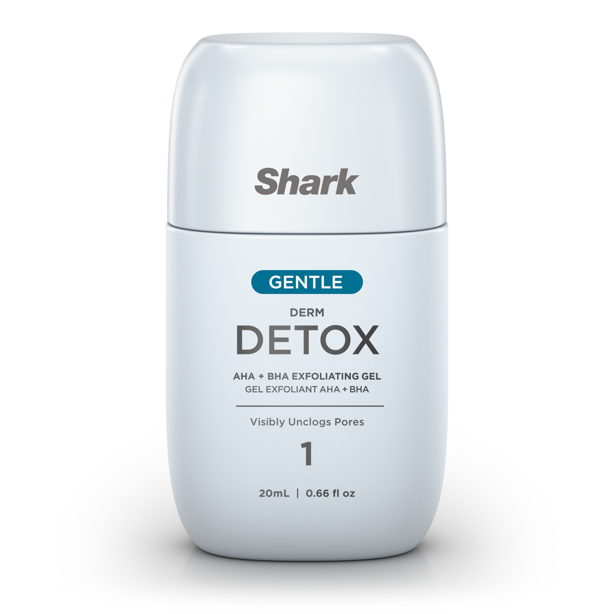Shark Gentle Derm Detox AHA + BHA Exfoliating Gel​ (20 mL)