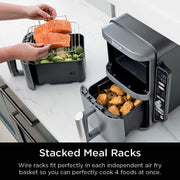 Ninja DoubleStack™ 10-QT Double Air Fryer in Stone Gold